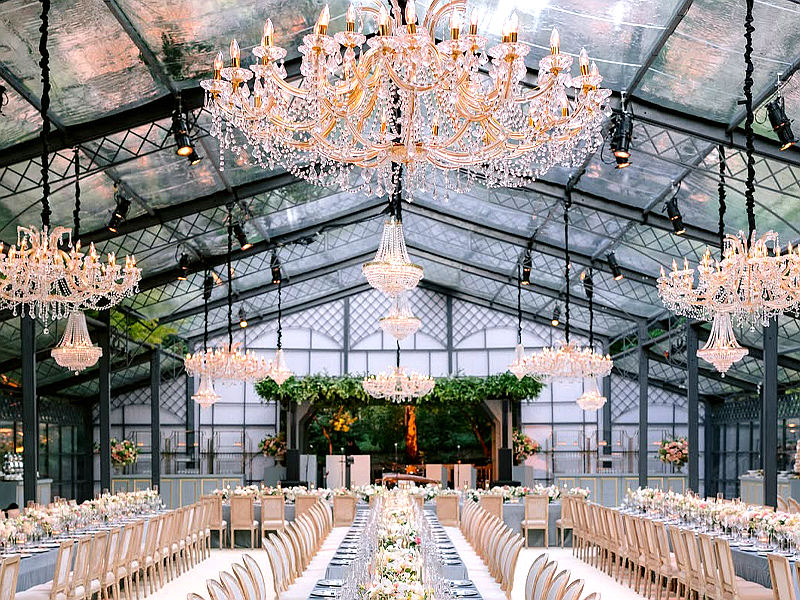 greenhouse wedding venue, Greenhouse Wedding in a Steel & Glass Structure, greenhouse for special event